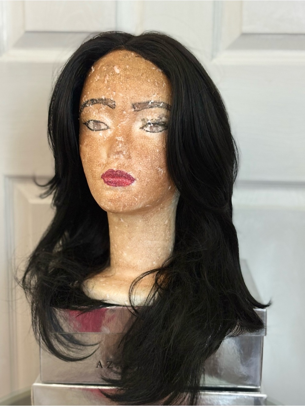 Classic Black Long Layered Women's Wig - Unbranded